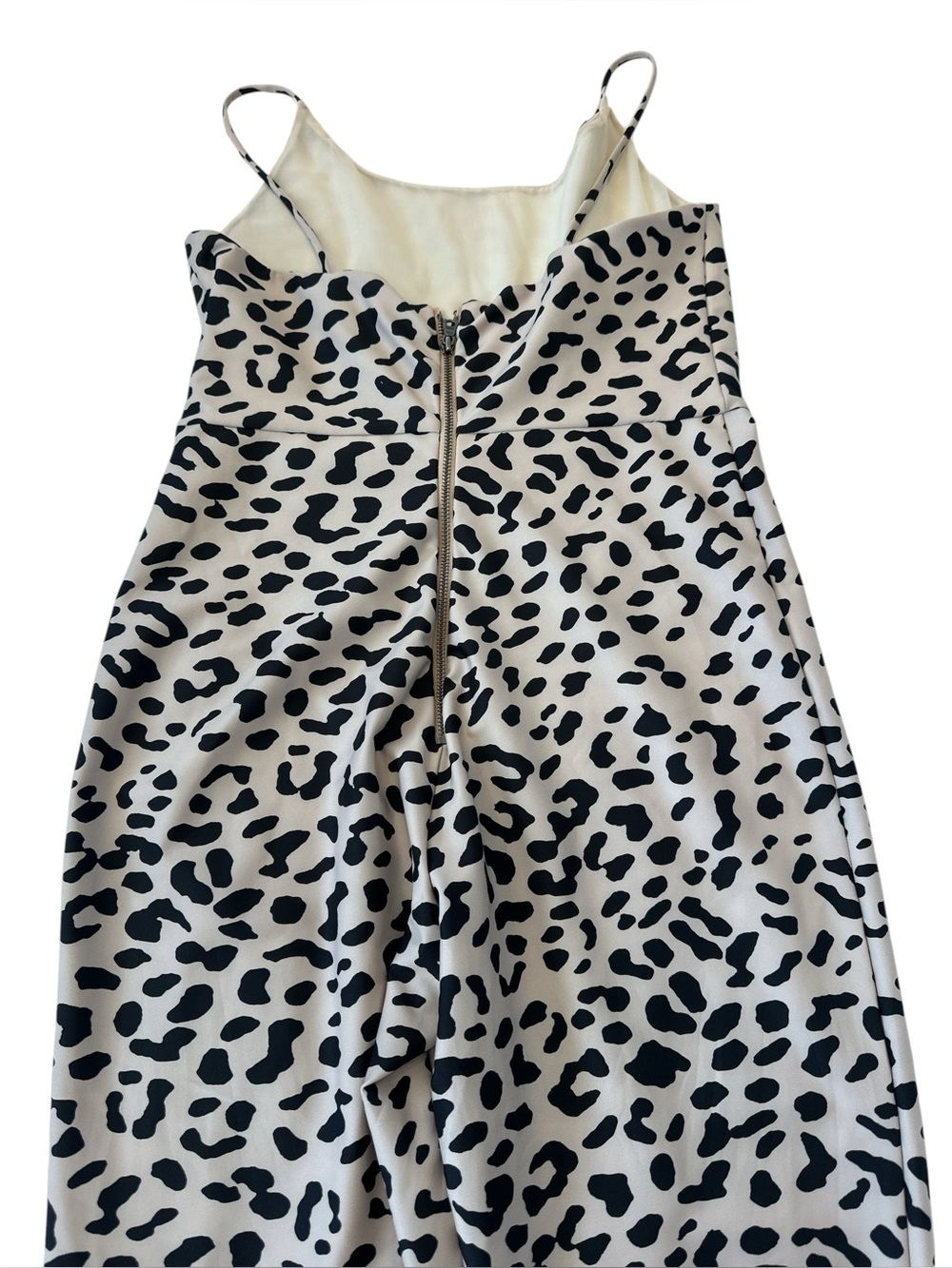 Alice + Olivia Animal Print Scoop Neck Jumpsuit Catsuit - Picture 10 of 13
